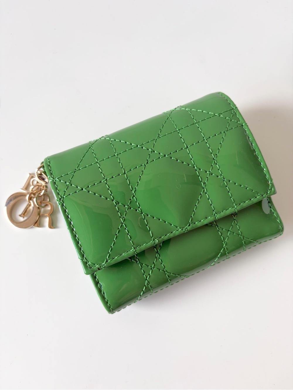 Christian Dior Lady Dior Lotus Wallet - Picture 3 of 17